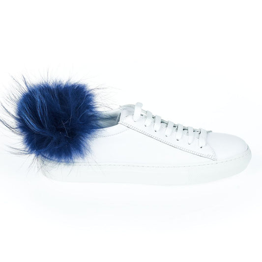 White Leather Women Sneaker