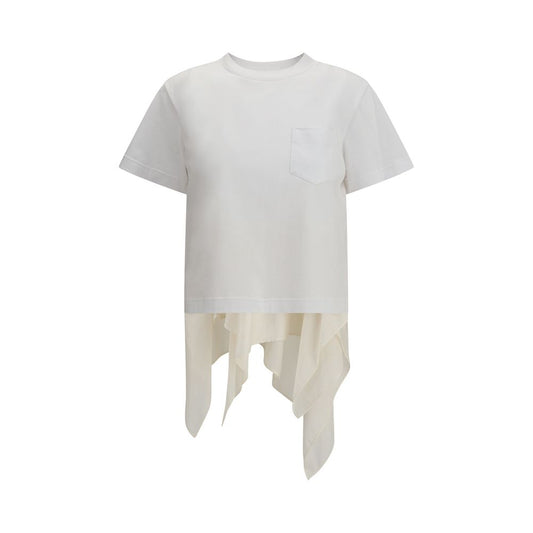 T-Shirt aus Jersey mit Polyester-Details