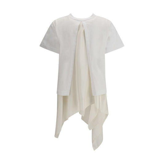 T-Shirt aus Jersey mit Polyester-Details