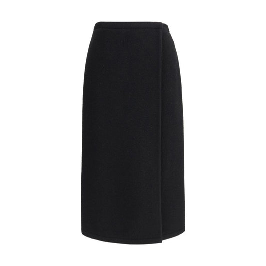 Fleece wrap Skirt in pure Wool
