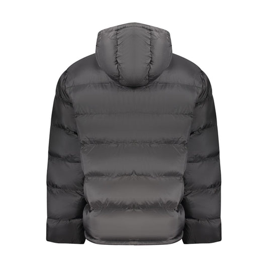 Black Polyamide Men's Jacket