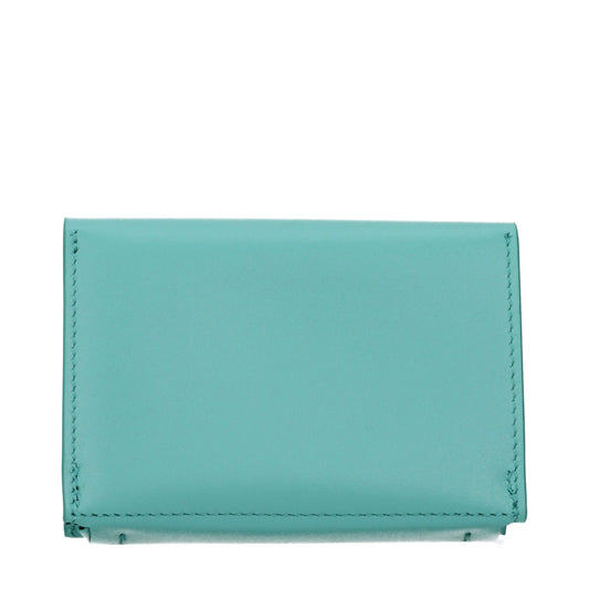 Green Leather Cardholders