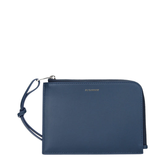 Blue Leather Wallets