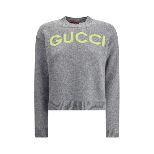 Wool Sweater with embroidered monogram