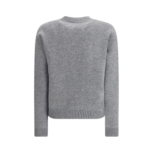 Wool Sweater with embroidered monogram