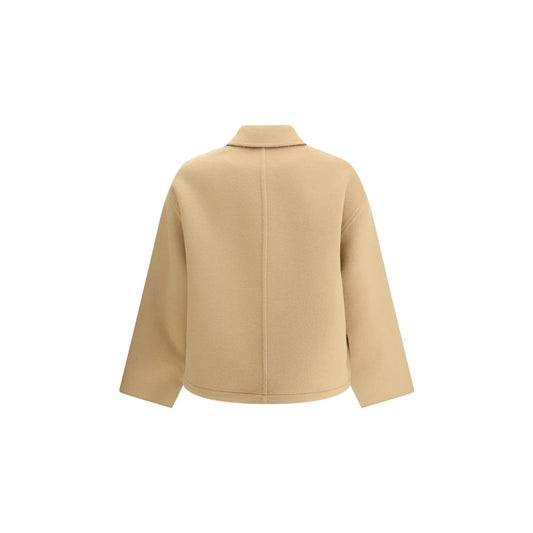 Zipped Wool Caban
