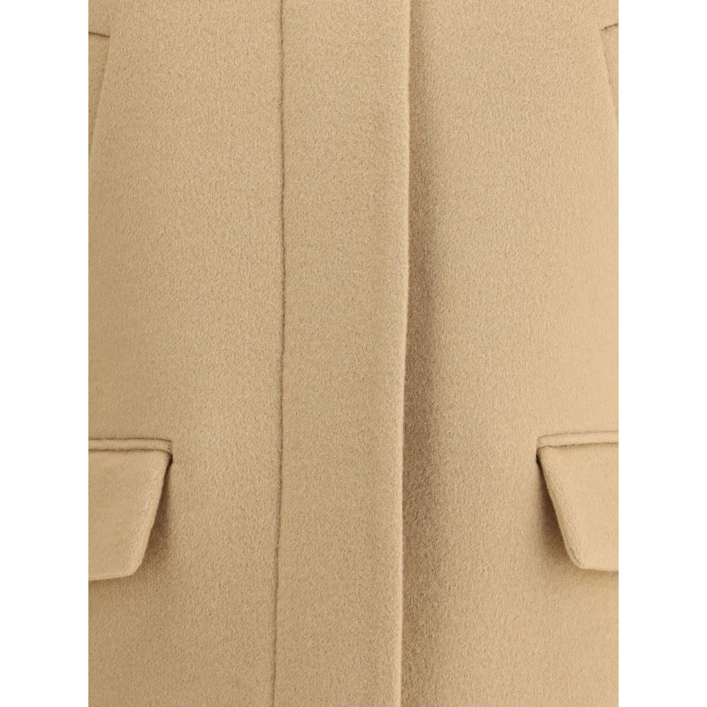 Zipped Wool Caban