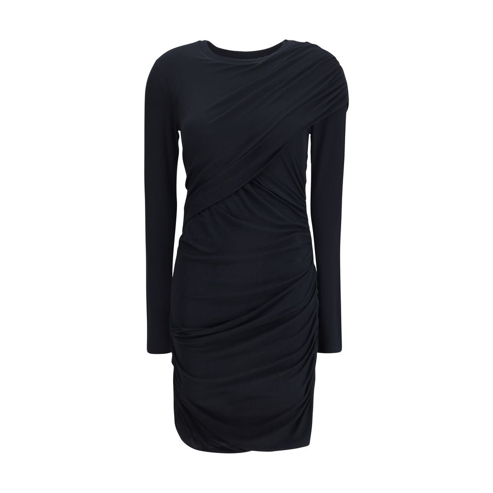 Denise short dress in draped jersey