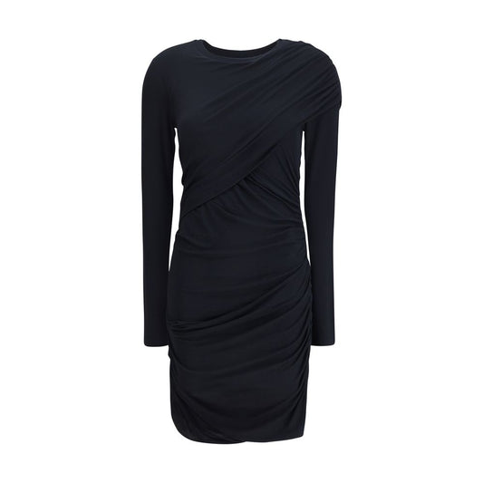 Denise short dress in draped jersey