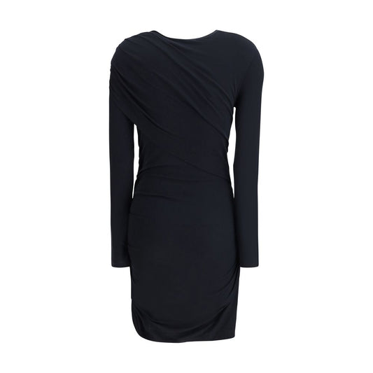 Denise short dress in draped jersey