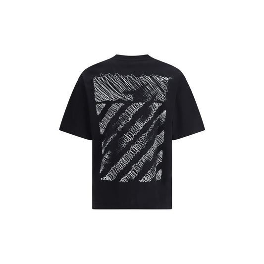 Scribble Diag Boxy T-Shirt