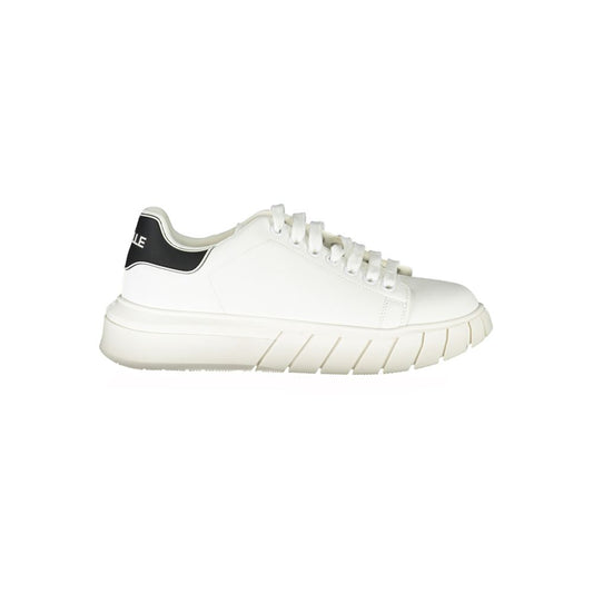 White Polyester Sneaker