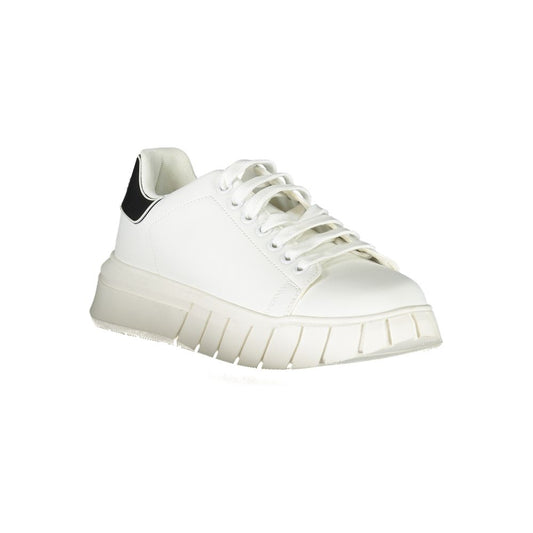 White Polyester Sneaker