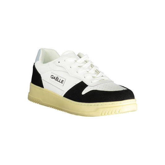 White Polyester Sneaker