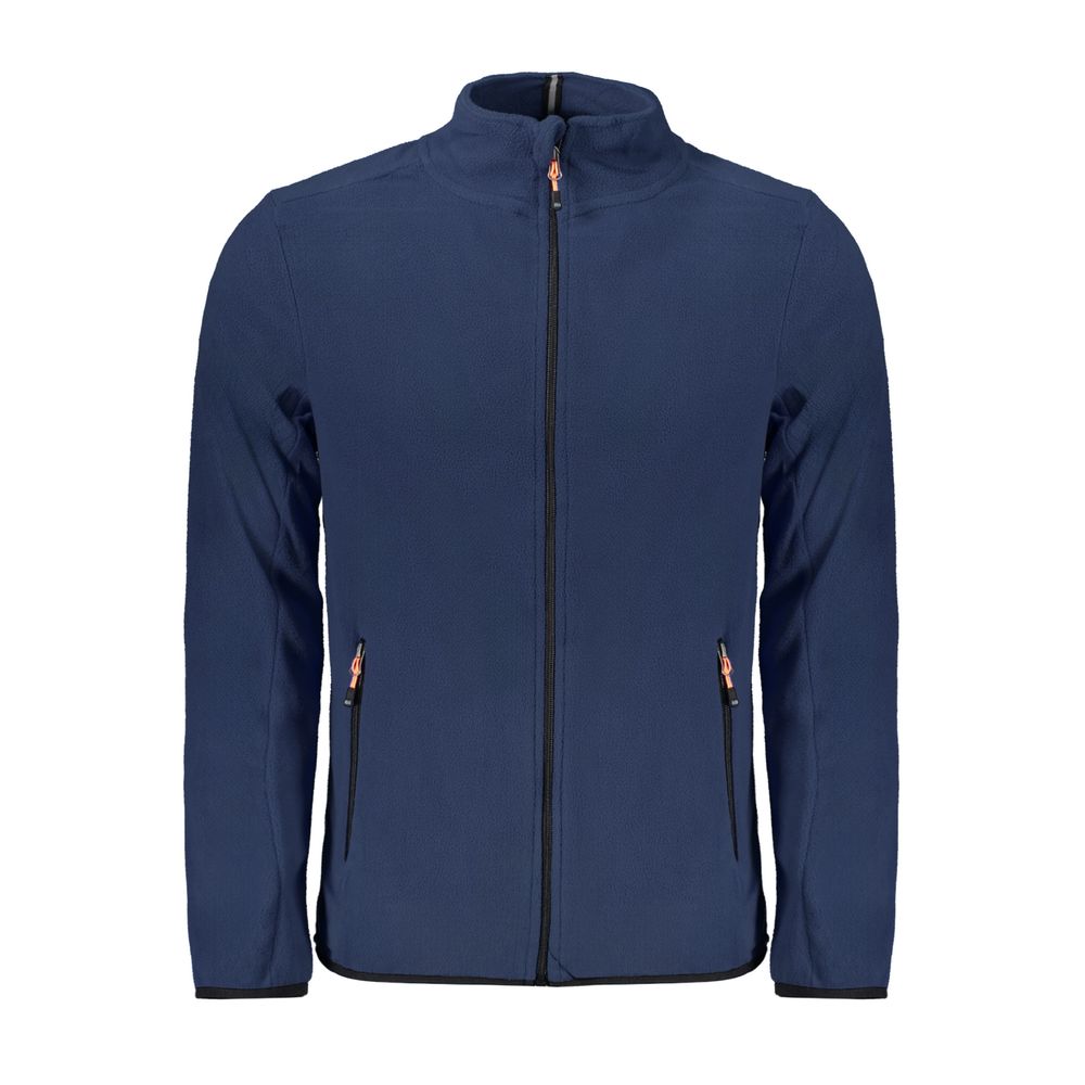 Blue Polyester Sweatshirt