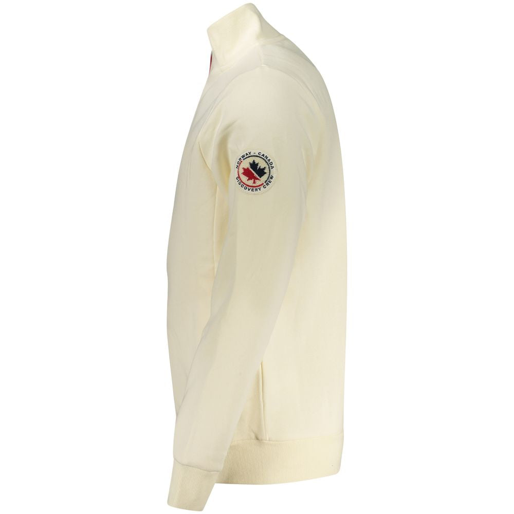 White Cotton Sweatshirt