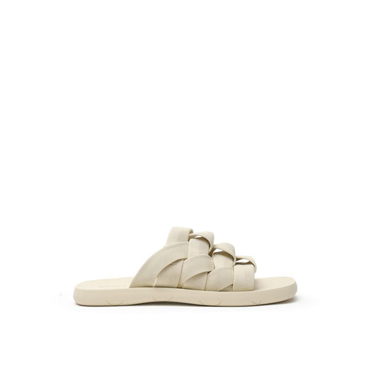 Beige Fabric Slipper